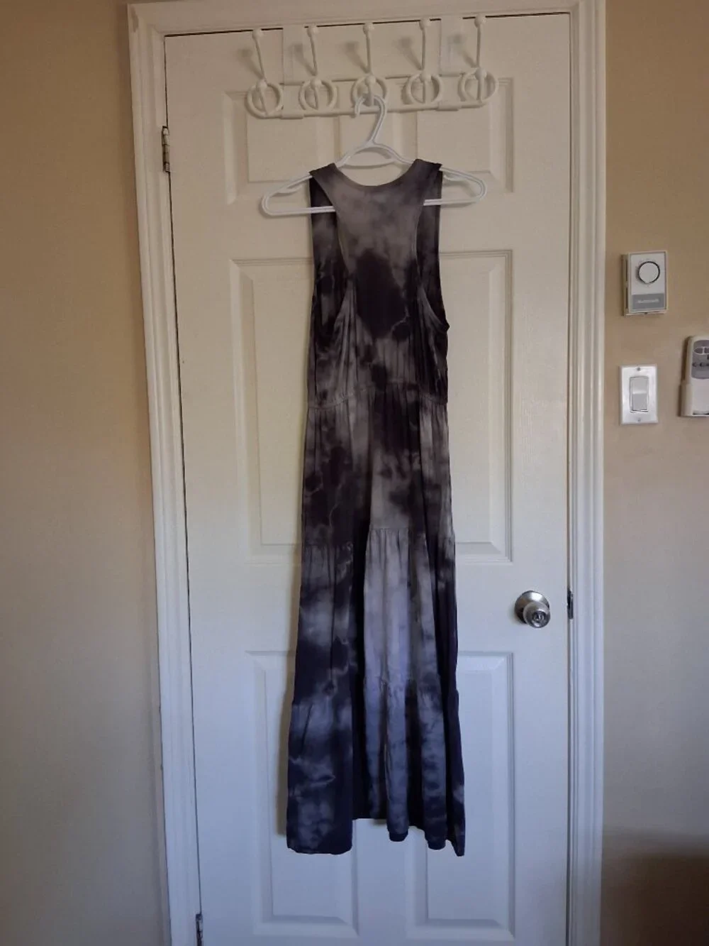 Sundry for Evereve NWT Women's Size 1 (Small) Gray Tie Dye Malibu Dress - Picture 4 of 13